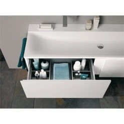 Geberit Lavabo Xeno² 160 Cm 2 Trous Percés Robinetterie -Bain Salle Produit Magasin plan de toilette xeno keramag design 427161016 de 160 2