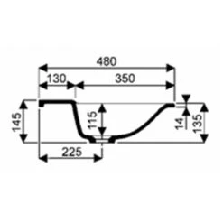 Geberit Lavabo Xeno² 160 Cm 2 Trous Percés Robinetterie -Bain Salle Produit Magasin plan de toilette xeno keramag design 427161016 de 160 4