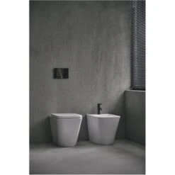 Ideal Standard Plaque De Commande Symfo NT1 Noir -Bain Salle Produit Magasin plaque de commande r0129rx symfo nt1 noir 2