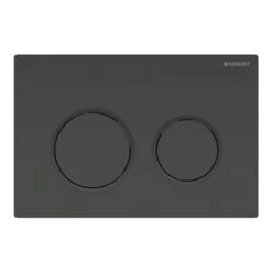 Geberit Plaque De Déclenchement Omega20 Noir Anneaux Noir Mat