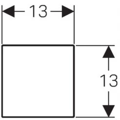 Geberit Plaque De Fermeture Pour Commande Urninoir Acier Inoxydable -Bain Salle Produit Magasin plaque de fermeture 116069fw1 pour commande urninoir acier inoxydable 1