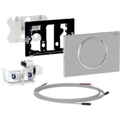 Geberit Plaque WC Commande WC Sigma10 Plaque Et Touche Inox Brossé