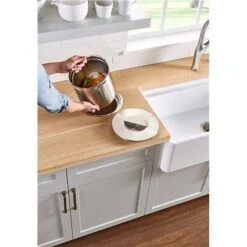 Blanco Poubelle Cuisine Solon 1 Bac 7 Litres -Bain Salle Produit Magasin poubelle solon 512471 inox 7