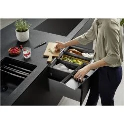 Blanco Poubelle Sous évier Flexon II Low 60/3 3 Bacs 15 + 15 + 15 Litres -Bain Salle Produit Magasin poubelle sous evier flexon ii low 60 3 3 bacs 15 15 15 litres 2