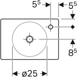 Geberit Lave-mains Preciosa II 40 Cm -Bain Salle Produit Magasin preciosa ii 273240000 40 cm 2