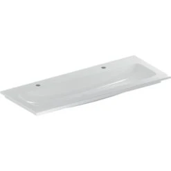 Geberit Lavabo Icon Light 120 Cm 2 Trous Robinetterie Et Sans Trop-plein -Bain Salle Produit Magasin prima de 60 cm avec trop plein de longueur 60 cm ref 00133400000 3