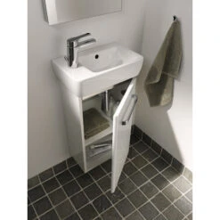 Geberit Lave-mains Renova Compact 40 Cm Cuve à Droite