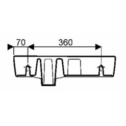 Geberit Lave-mains Renova Compact 50 Cm Cuve à Droite -Bain Salle Produit Magasin prima style compact 50 cm 00124400000 1 trou perce a gauche cuve a droite 4