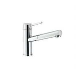 Mitigeur Cuisine Chromé Bec Bas Avec Douchette