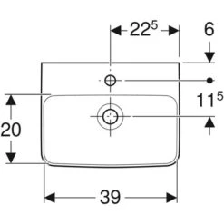 Geberit Lave-mains Renova Plan 45 Cm Avec Trop-plein 8 Geberit Lave-mains Renova Plan 45 Cm Avec Trop-plein -Bain Salle Produit Magasin renova plan 272150000 50 cm 2
