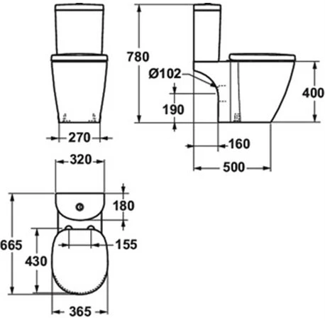 Ideal Standard Reservoir WC Arc Alimentation Latérale 3 Ideal Standard Reservoir WC Arc Alimentation Latérale