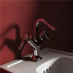 Ideal Standard Robinet Bidet Joy Neo Avec Tirette Et Vidage Bonde Métal Poignées Levier -Bain Salle Produit Magasin robinet bidet monotrou avec tirette et vidage bonde metal chrome joy neo 9
