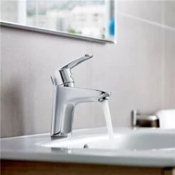 Roca Mitigeur Lavabo Monodin-N Chromé H 153 Mm -Bain Salle Produit Magasin robinet de lavabo monodin n a5a3298c00 chrome h 153 mm 2