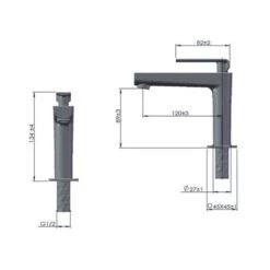 Robinet Lave-mains Chromé New Anco 2 -Bain Salle Produit Magasin robinet lave mains chrome new anco 2 1