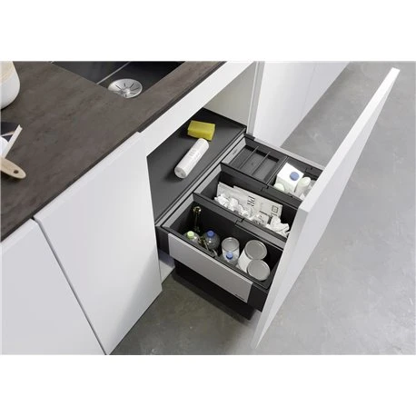 Blanco Poubelle Sous évier Select II 4 Bacs 15 + 15 + 6 + 6 Litres 4 Blanco Poubelle Sous évier Select II 4 Bacs 15 + 15 + 6 + 6 Litres – Image 2