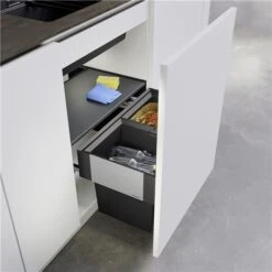 Blanco Poubelle Sous évier Select II Compact 60/2, 2 Bacs 17 + 17 Litres -Bain Salle Produit Magasin select ii compact 60 2 526207 2 bacs 17 17 litres 4