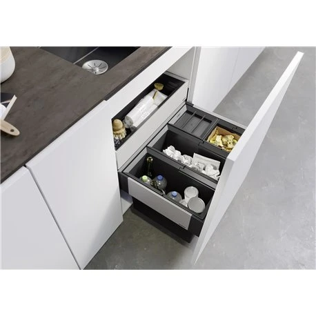 Blanco Poubelle Sous évier Select II Orga 4 Bacs 15 + 15 + 6 + 6 Litres 4 Blanco Poubelle Sous évier Select II Orga 4 Bacs 15 + 15 + 6 + 6 Litres – Image 2