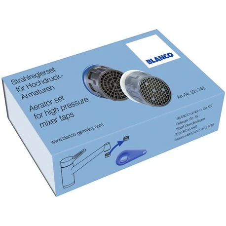 Blanco Set De 2 Régulateurs De Jet 521746 Pluie Et Cascade 2 Blanco Set De 2 Régulateurs De Jet 521746 Pluie Et Cascade