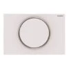 Geberit Plaque WC Sigma10 Blanc Mat Laqué Anneau Poli
