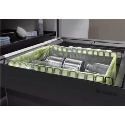 Blanco Système Fixation Sac Poubelle -Bain Salle Produit Magasin systeme fixation sac poubelle select clip 521300 pour select 2