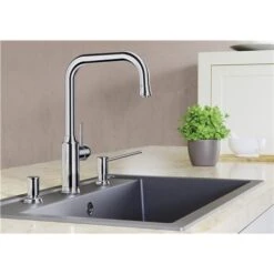 Blanco Tirette De Commande Livia-S 521294-DESTOCK Chrome -Bain Salle Produit Magasin tirette de commande livia s 521294 chrome 2