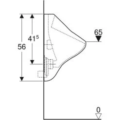 Geberit Urinoir Blagnac Alimentation Et Sortie Encastrées -Bain Salle Produit Magasin urinoir blagnac 00359000000100 alim et sortie encastrees 3