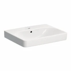 Geberit Lavabo Smyle Square 60 Cm 1 Trou Percé Robinetterie