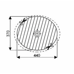 Geberit Vasque VariForm Ovale 50 Cm Avec Trop Plein -Bain Salle Produit Magasin variform 500708012 vasque ovale 50 cm avec trop plein 3