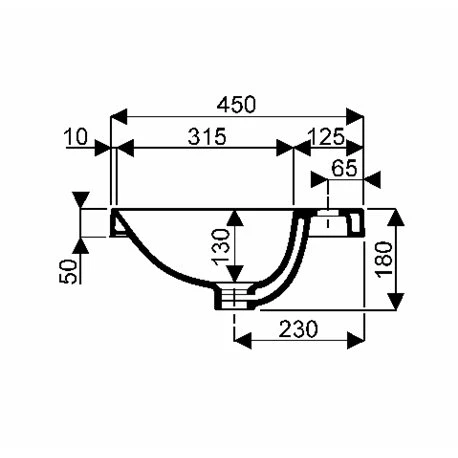 Geberit Vasque VariForm Ovale 55 Cm Sans Trop Plein 5 Geberit Vasque VariForm Ovale 55 Cm Sans Trop Plein – Image 3