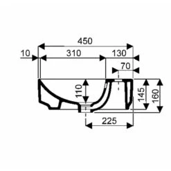 Geberit Vasque VariForm Oblongue 60 Cm Avec Trop Plein -Bain Salle Produit Magasin variform 500777012 vasque oblongue 60 cm avec trop plein 2