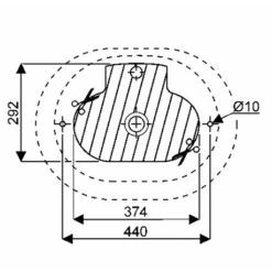 Geberit Vasque VariForm Oblongue 60 Cm Avec Trop Plein -Bain Salle Produit Magasin variform 500777012 vasque oblongue 60 cm avec trop plein 3