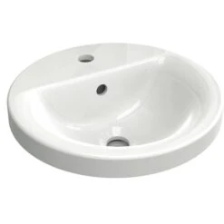 Ideal Standard Vasque Connect Ø38 Cm à Encastrer Par-dessus -Bain Salle Produit Magasin vasque connect e504101 o38 cm a encastrer par dessus 2