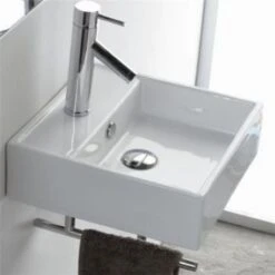 Vasque Gomera 390x390 Mm Avec Trop Plein -Bain Salle Produit Magasin vasque gomera 390x390 mm avec trop plein 2