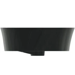 Ideal Standard Vasque Ipalyss Noir Brillant 60x38 Cm Avec Trop Plein Et Sans Trou De Robinetterie -Bain Salle Produit Magasin vasque ipalyss e1397v2 noir brillant 60x38 cm avec trop plein et sans trou de robinetterie 5