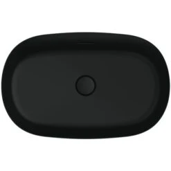 Ideal Standard Vasque Ipalyss Noir Mat 60x38 Cm Avec Trop Plein Et Sans Trou De Robinetterie -Bain Salle Produit Magasin vasque ipalyss e1397v3 noir mat 60x38 cm avec trop plein et sans trou de robinetterie 3