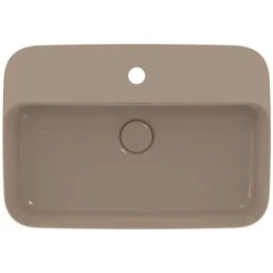 Ideal Standard Vasque Ipalyss Cachemire 55x38 Cm Avec Trop Plein Et Avec Plage De Robinetterie -Bain Salle Produit Magasin vasque ipalyss e2077v4 cachemire 55x38 cm avec trop plein et avec plage de robinetterie 3