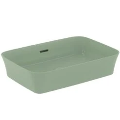 Ideal Standard Vasque Ipalyss Sauge 55x38 Cm Avec Trop Plein Et Sans Plage De Robinetterie -Bain Salle Produit Magasin vasque ipalyss e2078x9 sauge 55x38 cm avec trop plein et sans plage de robinetterie 2