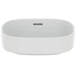 Ideal Standard Vasque Linda-X 45x38 Cm Soie Blanche, Sans Trou Robinetterie, Avec Trop Plein -Bain Salle Produit Magasin vasque linda x 45x38 cm soie blanche sans trou robinetterie avec trop plein 1