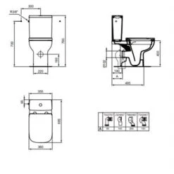 WC à Poser Okyris Sans Bride Abattant Thermodur Et Frein De Chute -Bain Salle Produit Magasin wc a poser sans bride avec abattant thermodur et frein de chute okyris 3