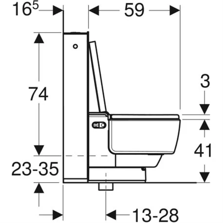 Geberit WC à Poser AquaClean Maïra Classic Sans Bride 4-6 Litres 4 Geberit WC à Poser AquaClean Maïra Classic Sans Bride 4-6 Litres – Image 2