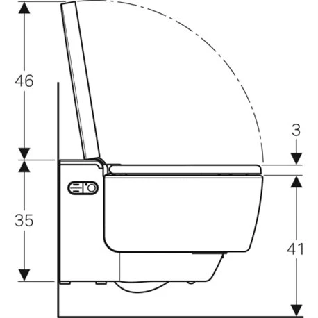 Geberit WC Suspendu AquaClean Maïra Classic 146.208.21.1 590x395x380 Mm Chromé Brillant 3 Geberit WC Suspendu AquaClean Maïra Classic 146.208.21.1 590x395x380 Mm Chromé Brillant