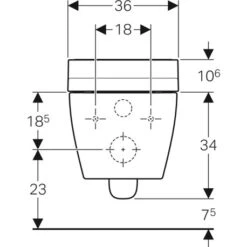 Geberit WC Suspendu AquaClean Tuma Comfort 146.290.11.1 553x360x446 Mm Blanc Alpin