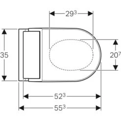Geberit WC Suspendu AquaClean Tuma Comfort 146.290.SI.1 553x360x446 Mm Blanc /verre 13 Geberit WC Suspendu AquaClean Tuma Comfort 146.290.SI.1 553x360x446 Mm Blanc /verre -Bain Salle Produit Magasin wc suspendu aquaclean tuma comfort 146290si1 blanc 2