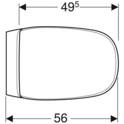 Geberit WC Suspendu Citterio 500.805.00.1 560x365x425 Mm Sans Bride 11 Geberit WC Suspendu Citterio 500.805.00.1 560x365x425 Mm Sans Bride -Bain Salle Produit Magasin wc suspendu citterio 500805001 carene avec abattant wc 2