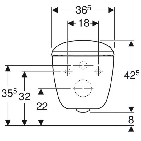 Geberit WC Suspendu Citterio 500.805.00.1 560x365x425 Mm Sans Bride 3 Geberit WC Suspendu Citterio 500.805.00.1 560x365x425 Mm Sans Bride