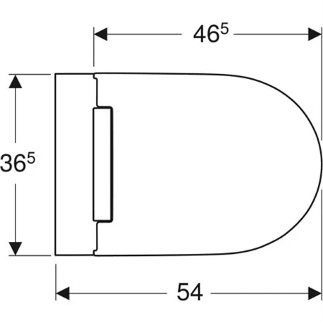 Geberit WC Suspendu ONE 500.202.01.1 540x365x420 Mm Recouvrement Chromé Brillant 6 Geberit WC Suspendu ONE 500.202.01.1 540x365x420 Mm Recouvrement Chromé Brillant – Image 4