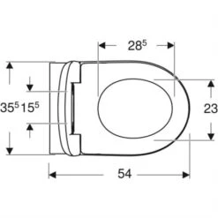 Geberit WC Suspendu Renova 500.699.01.1 540x370x405 Mm Sans Bride 10 Geberit WC Suspendu Renova 500.699.01.1 540x370x405 Mm Sans Bride -Bain Salle Produit Magasin wc suspendu renova 500699011 charnieres non declipsables 3