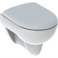 Geberit WC Suspendu Renova Compact 500.804.00.1 480x370x400 Mm Avec Bride -Bain Salle Produit Magasin wc suspendu renova compact 500804001 avec abattant wc 3