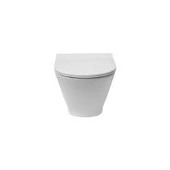 Roca WC Suspendu The Gap Round Blanc 35x48x10 Cm, Avec Abattant Frein De Chute -Bain Salle Produit Magasin wc suspendu the gap round blanc 35x48x10 cm avec abattant frein de chute 2