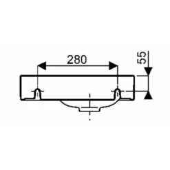 Geberit Lave-mains Xeno² 40 Cm Cuve à Gauche -Bain Salle Produit Magasin xeno keramag design 157045000 cuve a gauche trou perce a droite 4